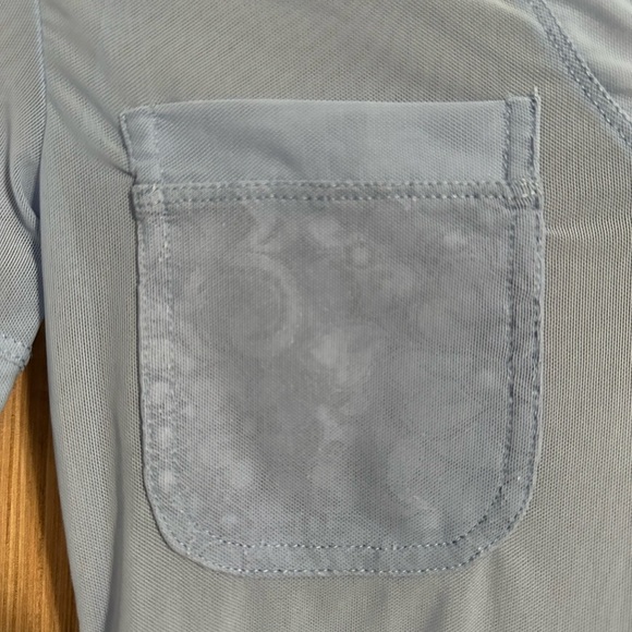 We Are HAH BLUE Body Glove Stretch-mesh Bodysuit, Size XS (v) - Picture 5 of 11
